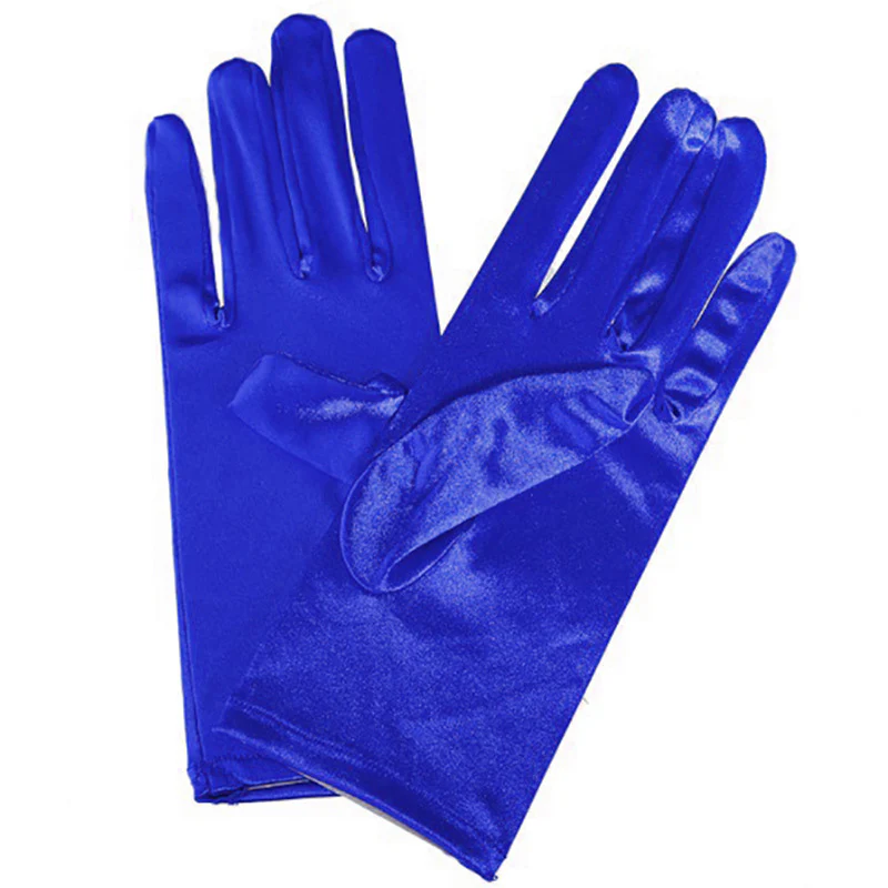 Bridal Wedding Gloves Short Satin Dress Gloves - Image 7