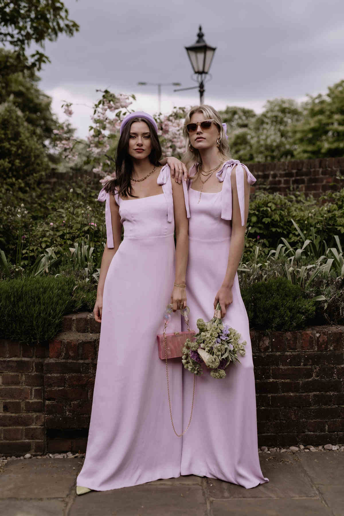 Fashion Plus Size Satin Bridesmaid Dress - Image 6