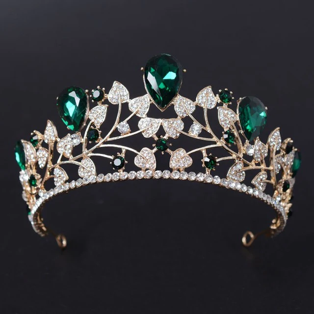 Party Tiara Crown Crystal Rhinestone Princess Hair Accessory - Image 5